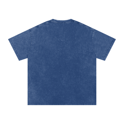 Bulldogs star Snow Washed Oversized Cotton T-Shirt