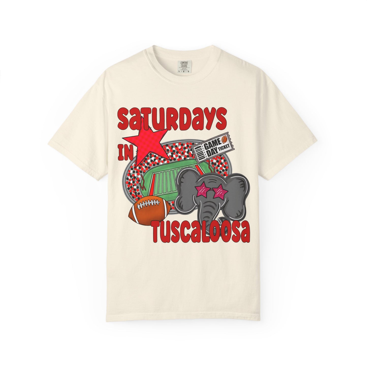 Saturdays in Tuscaloosa Shirt, Game Day T-Shirt, Unisex Tee, Alabama Football Apparel, College Team Merchandise, Casual Wear