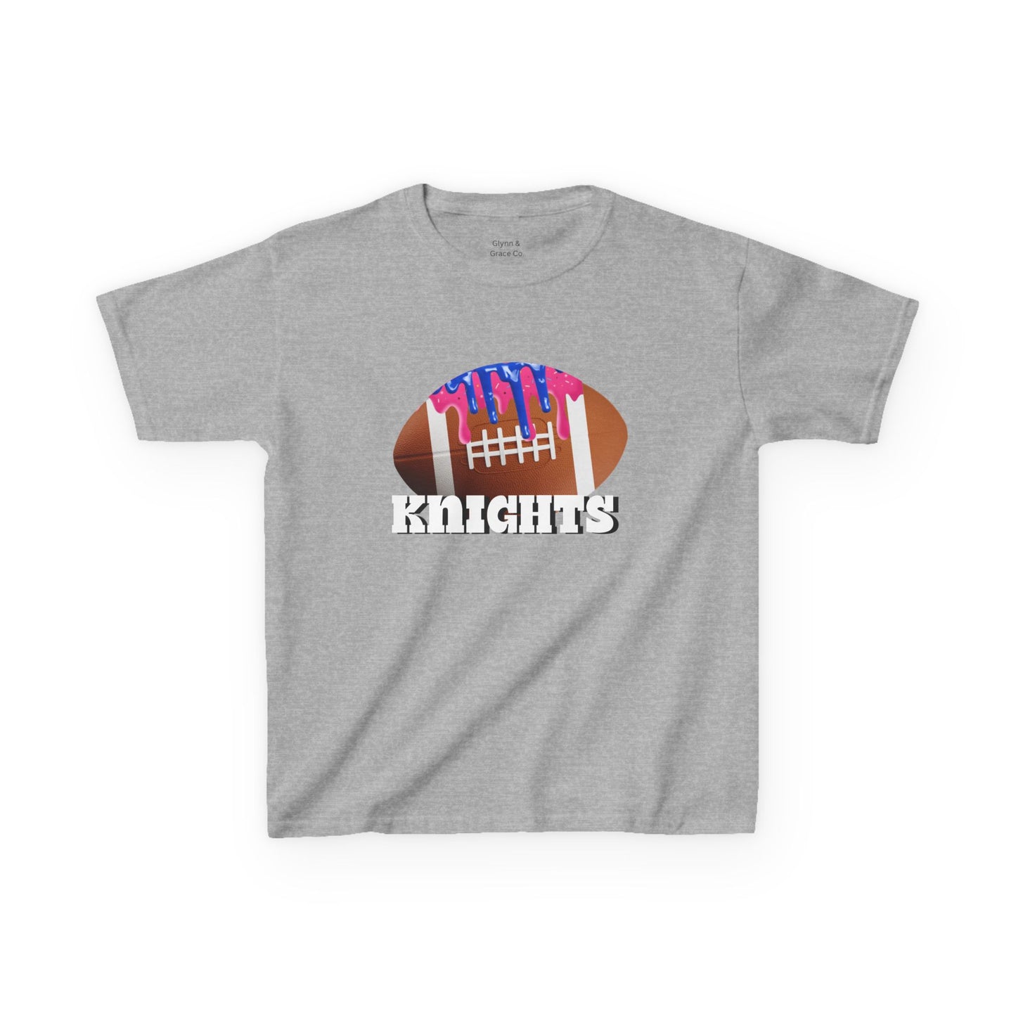 Knights Kids Football Tee | Fun Sports Shirt for Young Athletes, Perfect for Team Spirit, Birthday Gifts, Game Day, Casual Wear