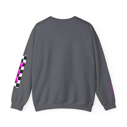 Pink Out Castle Crewneck Sweatshirt, Sportswear for Game Day, Awareness Event Apparel, Cozy Sweatshirt, Unisex Gift