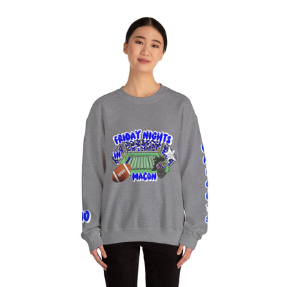 Friday Nights Crewneck Sweatshirt, Unisex Football Team Apparel, Cozy Game Day Sweatshirt, Perfect Gift for Sports Fans, Casual Weekend Wear