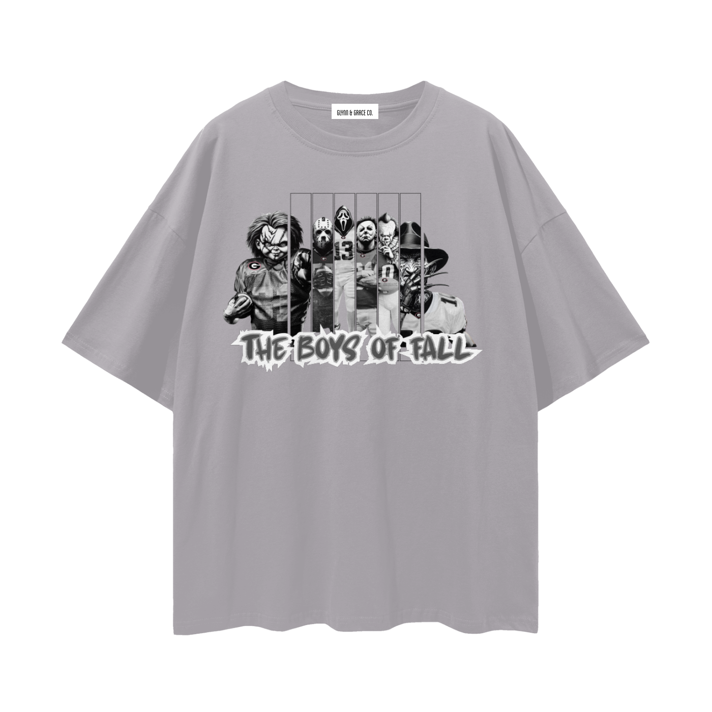 "boys of fall"Streetwear Loose Drop Shoulder T-Shirt