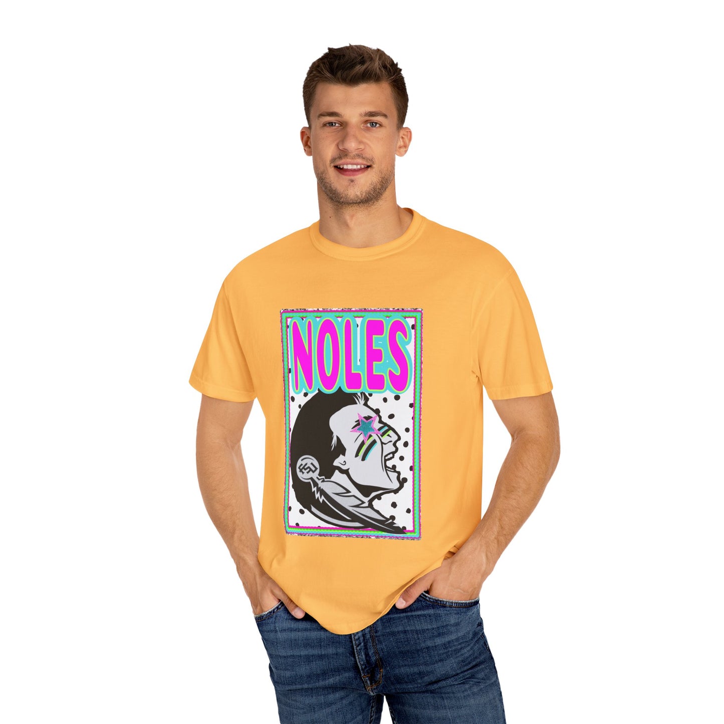 Vibrant Unisex T-shirt for Noles Fans, Retro Style Tee, Sports Apparel, College Merchandise, Game Day Gear, Casual Wear, Fun Gift