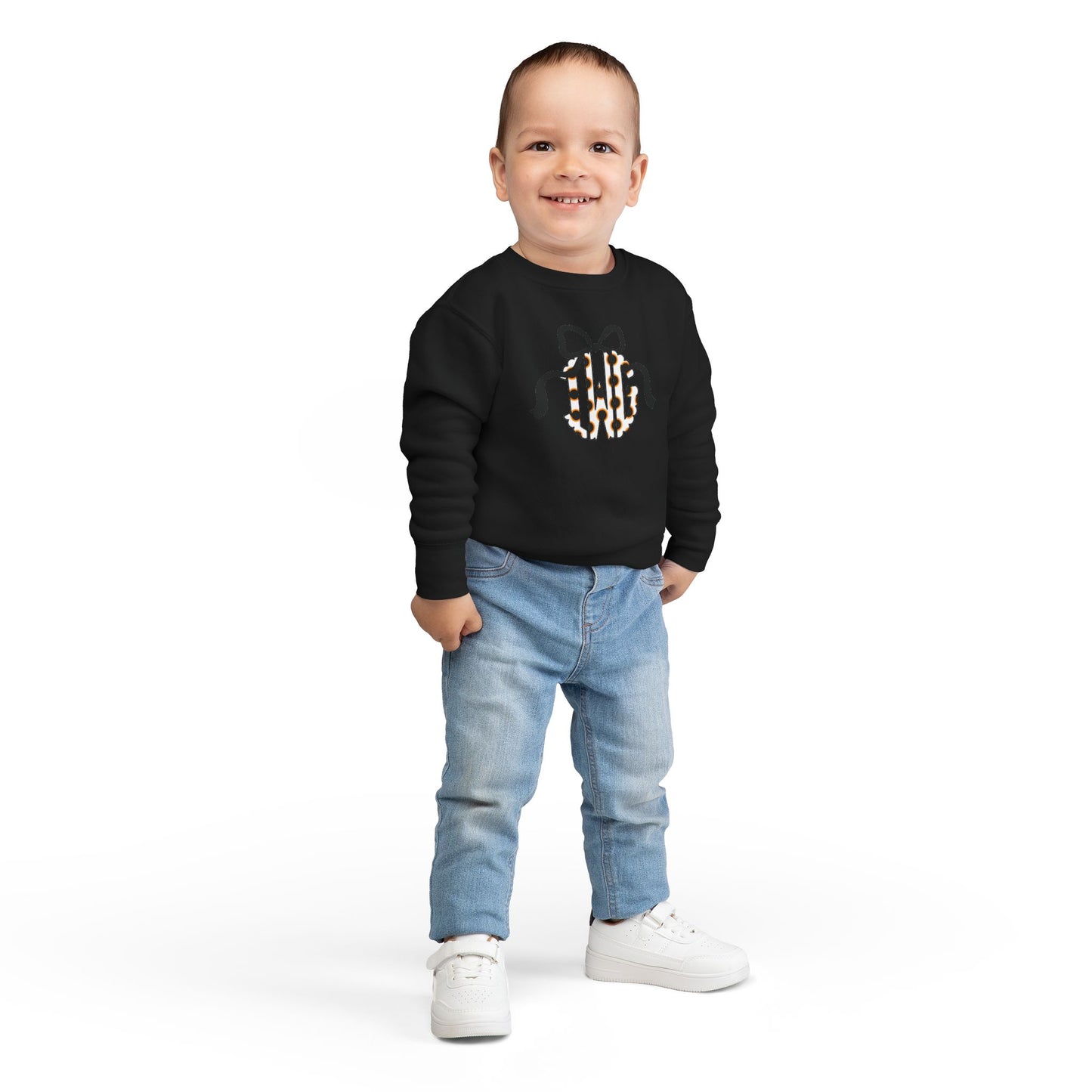 Toddler Sweatshirt with Bow Design, Cozy Kids Pullover, Cute Baby Sweater, Gifts for Toddlers, Birthday Outfit