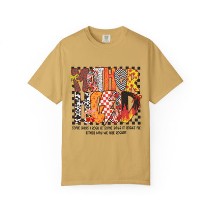 Vibrant Graphic Tee, Motherhood T-Shirt, Gift for New Moms, Casual Style, Unique Baby Shower Gift, Everyday Wear