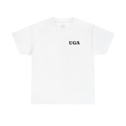 UGA Bulldogs Unisex Heavy Cotton Tee - Sports Shirt, College Apparel, Team Gear, Casual Wear, Gift for Fans