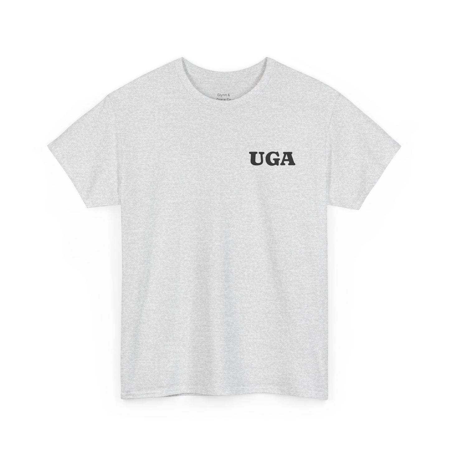 UGA Bulldogs Unisex Heavy Cotton Tee - Sports Shirt, College Apparel, Team Gear, Casual Wear, Gift for Fans