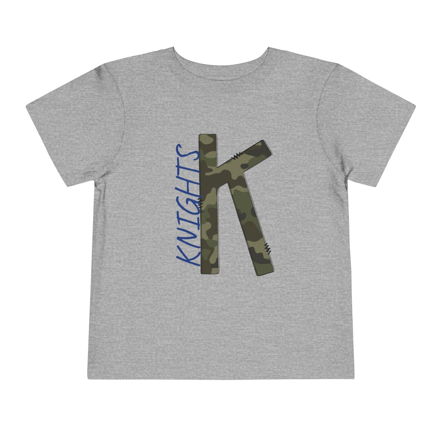 Camo Knights Toddler Tee, Kids T-Shirt, Playwear, Birthday Gift, Back to School, Camouflage Shirt