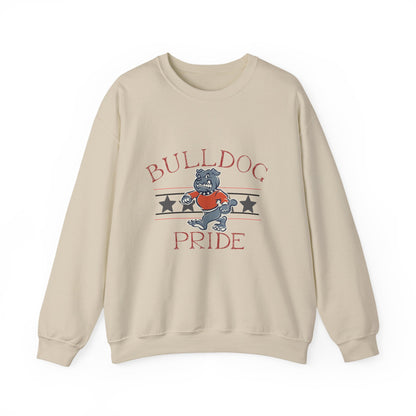 Bulldog Pride Unisex Sweatshirt, Cozy Apparel for Dog Lovers, Perfect for School Spirit, Casual Outings, Gift for Pet Owners