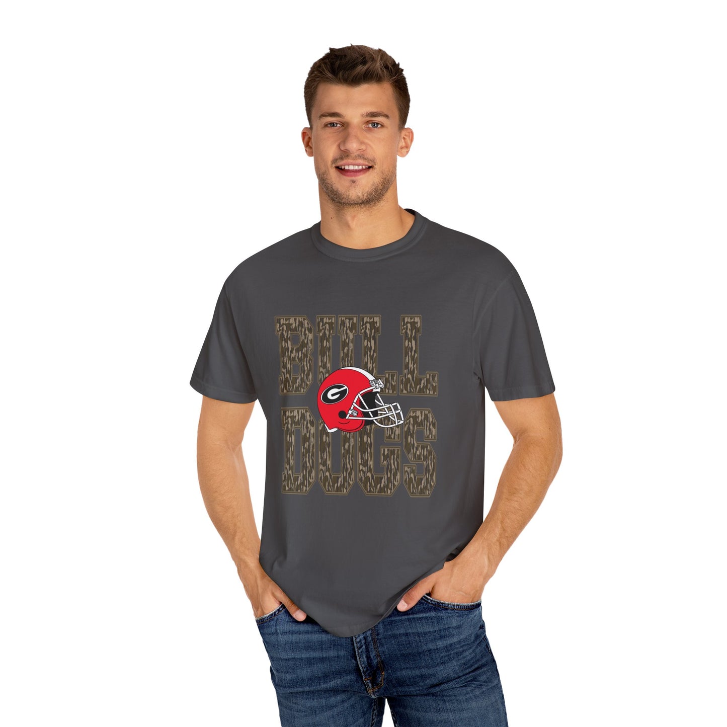 Georgia Bulldogs Garment-Dyed T-Shirt, Unisex Fan Apparel, Game Day Tee, College Sports Top, Gift for Fans