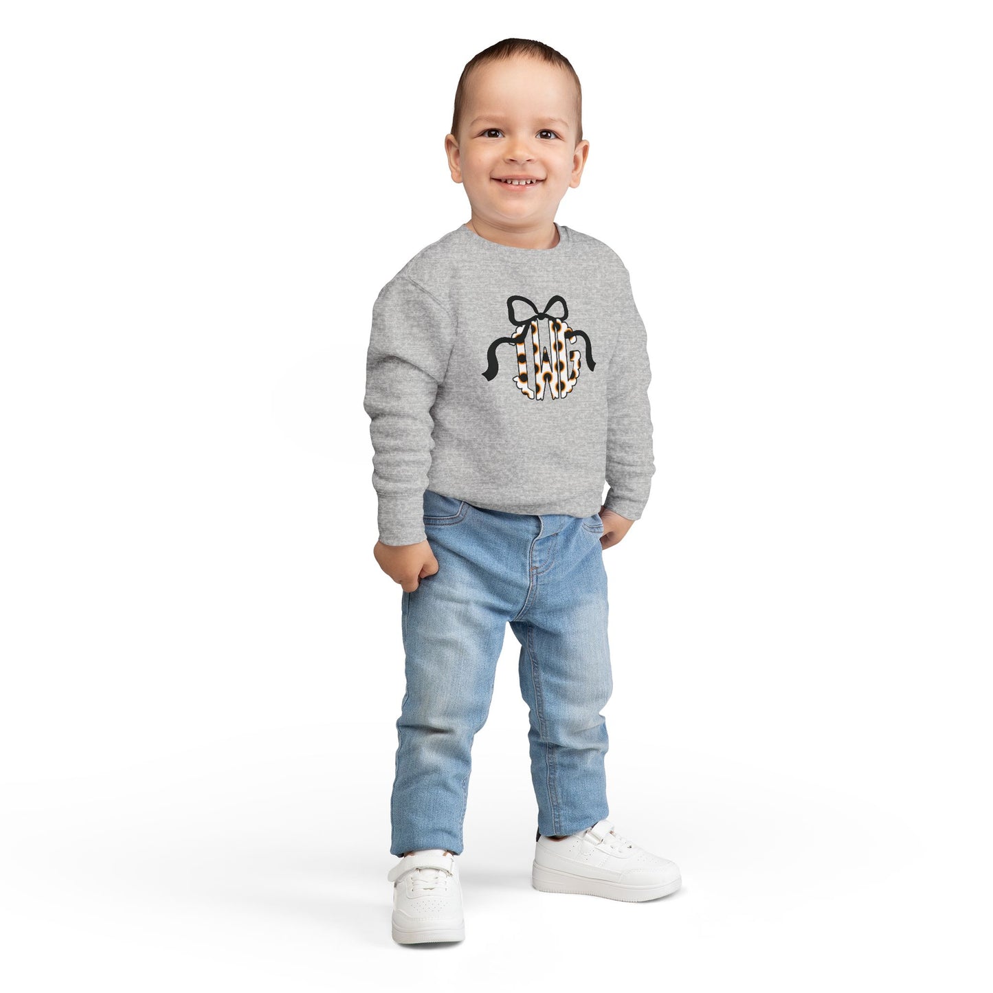 Toddler Sweatshirt with Bow Design, Cozy Kids Pullover, Cute Baby Sweater, Gifts for Toddlers, Birthday Outfit