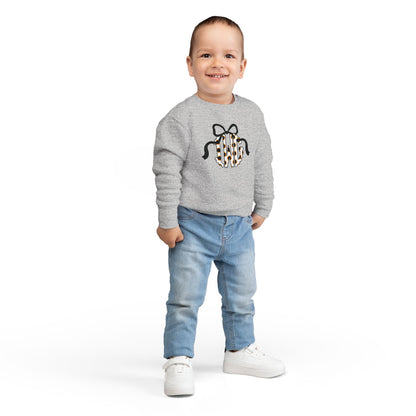 Toddler Sweatshirt with Bow Design, Cozy Kids Pullover, Cute Baby Sweater, Gifts for Toddlers, Birthday Outfit