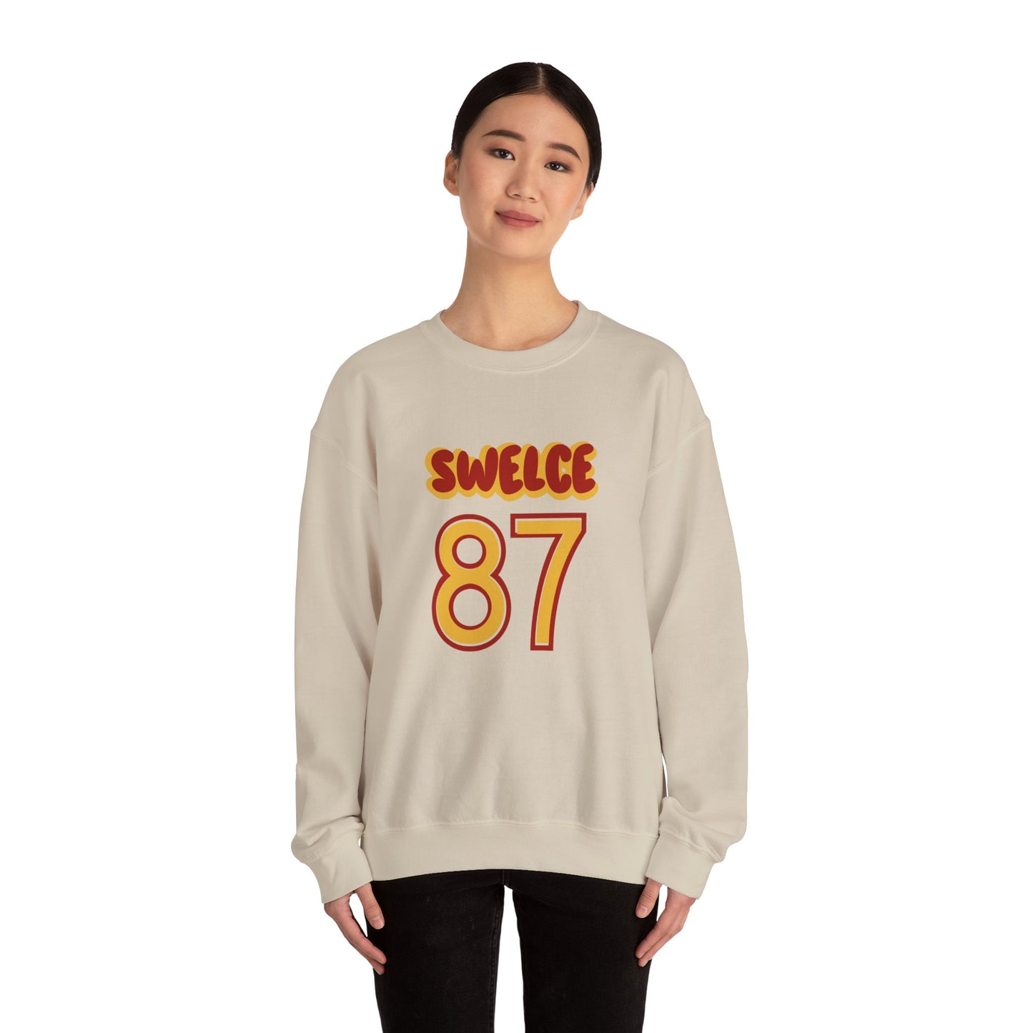 Retro Style Unisex Crewneck Sweatshirt - 'Swelce 87' | Cozy Fashion, Gift for Friends, Casual Wear, Fall Essentials, Trendy Outfit