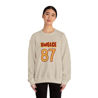 Retro Style Unisex Crewneck Sweatshirt - 'Swelce 87' | Cozy Fashion, Gift for Friends, Casual Wear, Fall Essentials, Trendy Outfit