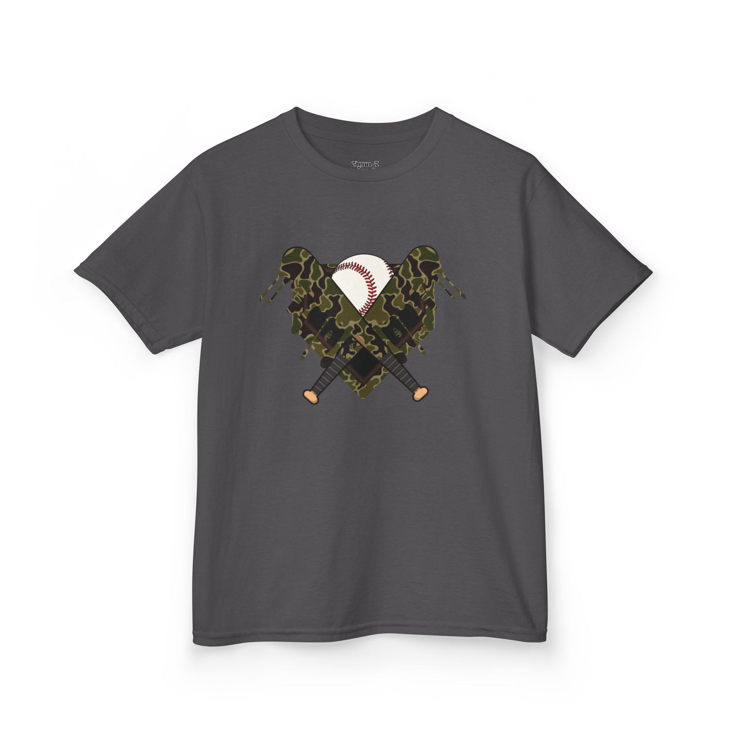 Camo Heart Kids Tee, Camouflage Shirt, Boys Girls T-Shirt, Military Style Kids Clothing, Unique Kids Gift, Outdoor Adventure Tee