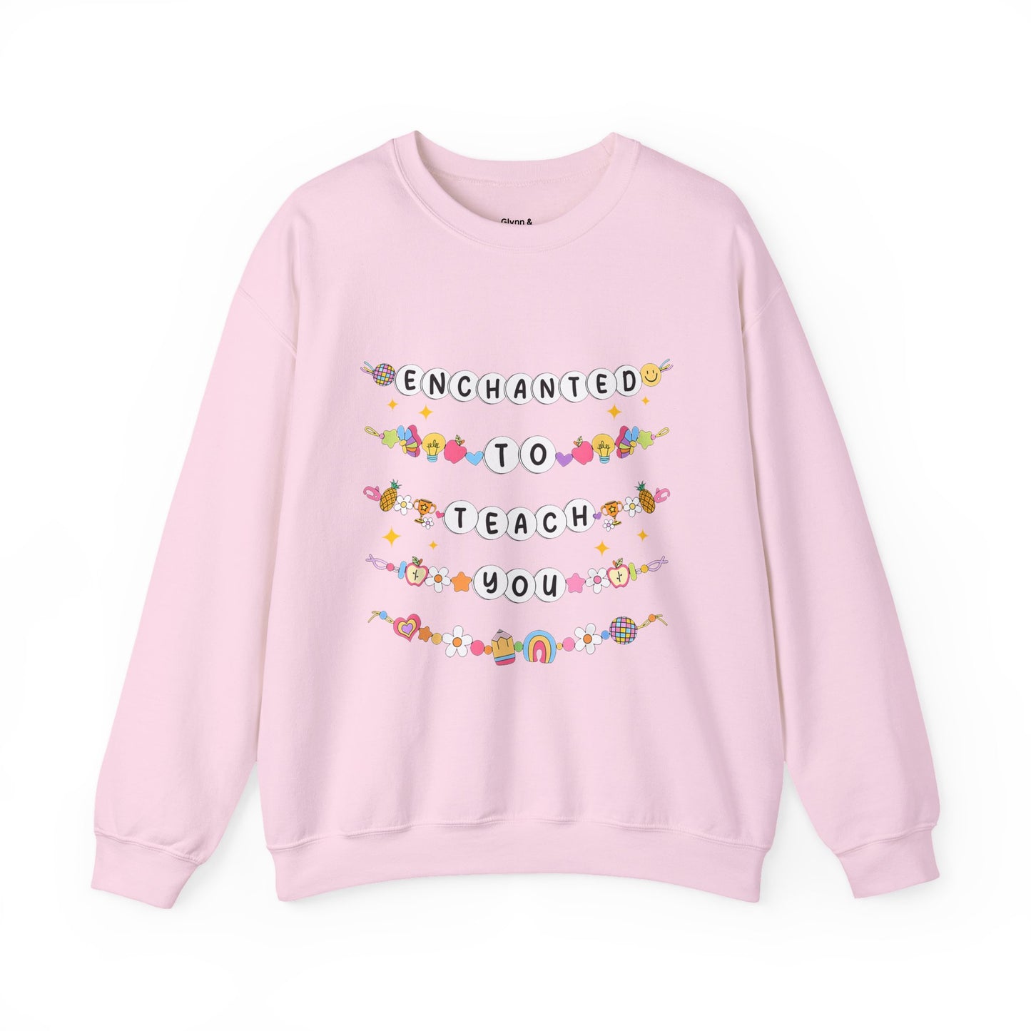 Enchanted to Teach Sweatshirt | Cozy Unisex Crewneck, Teacher Gift, Inspirational Apparel, Classroom Outfit, Personalized Sweatshirt
