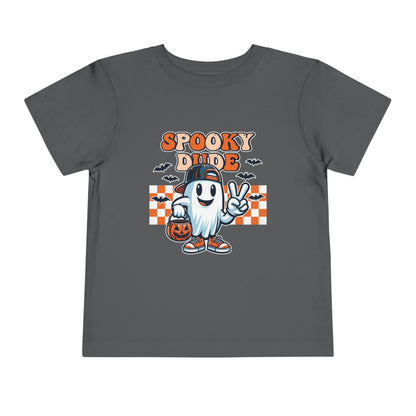 Spooky Toddler Tee - Halloween Shirt for Kids, Ghost Graphic T-Shirt, Toddler Costume Top, Fun Kids Apparel, Halloween Outfit