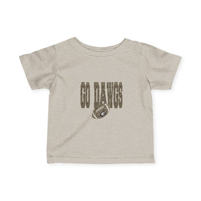 Cheerful Infant Sports Tee - "Go Davids" Football T-Shirt, Baby Game Day Outfit, Kids Gift, Toddler Fan Apparel, Cute Sportswear
