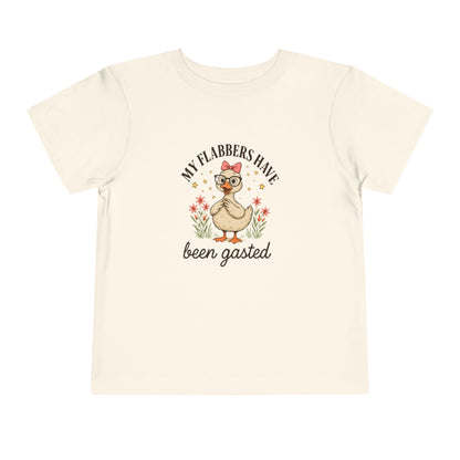 Cute Toddler Tee: "My Flabbers Have Been Gasted" Funny Animal Shirt, Kids Birthday Gift, Playdate Outfit, Toddler Clothing, Animal [...]