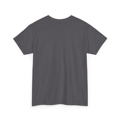 Colorful Unisex Heavy Cotton Tee - Running On Anxiety, Casual Wear, Graphic Tee, Gift for Anxiety Relief, Fun Everyday Style