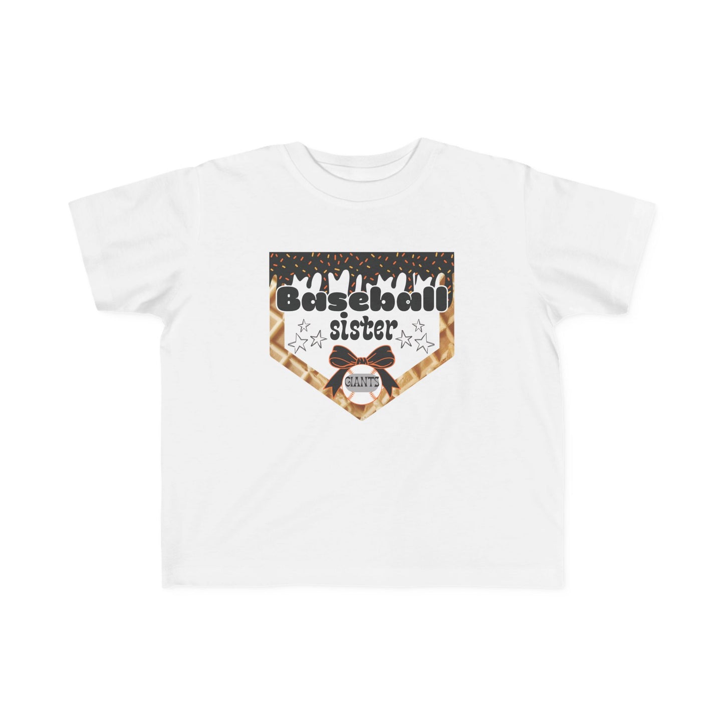 Baseball Sister Toddler Tee - Cute Kids Sports Shirt, Youth Baseball Apparel, Gift for Little Sisters, Playdate Outfit, Summer Fun Shirt