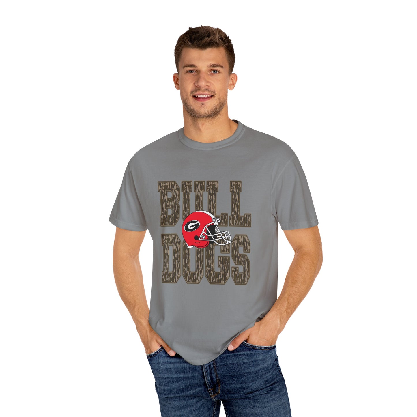 Georgia Bulldogs Garment-Dyed T-Shirt, Unisex Fan Apparel, Game Day Tee, College Sports Top, Gift for Fans