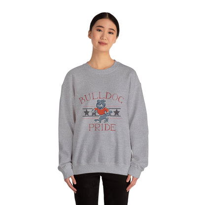 Bulldog Pride Unisex Sweatshirt, Cozy Apparel for Dog Lovers, Perfect for School Spirit, Casual Outings, Gift for Pet Owners