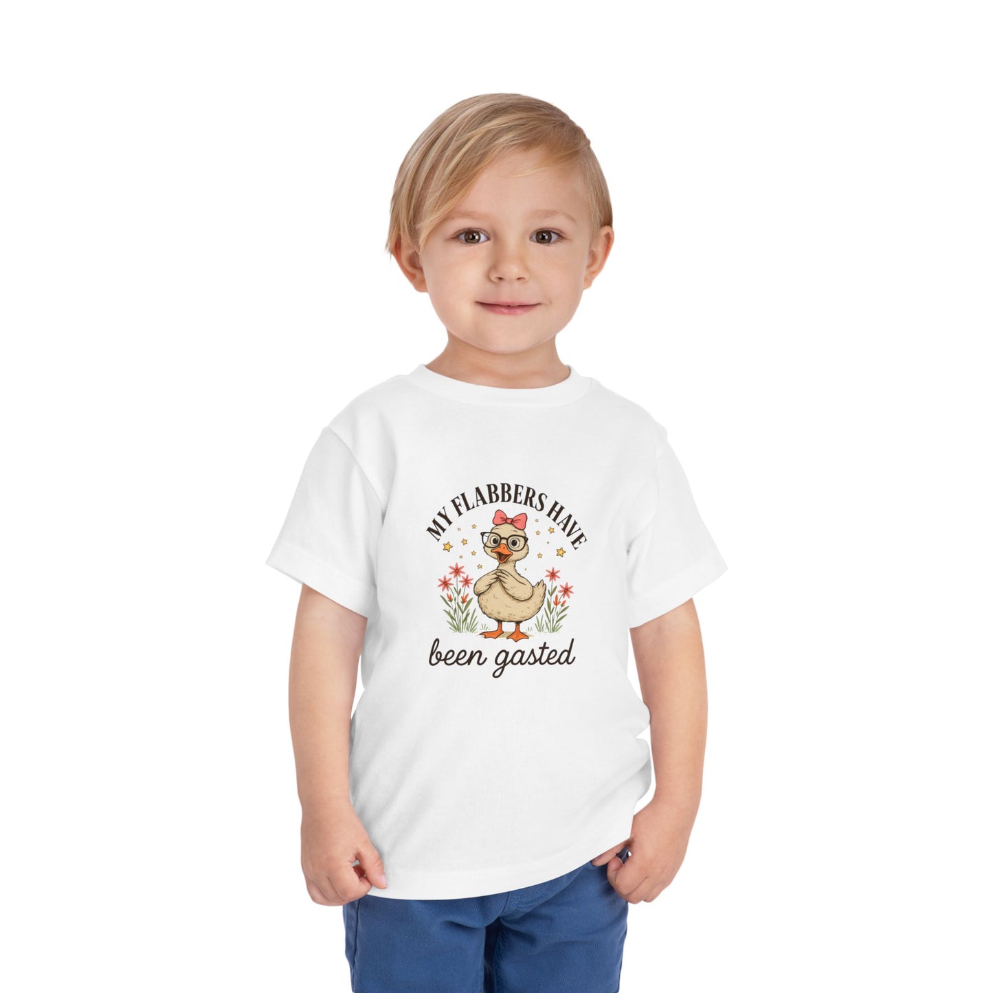 Cute Toddler Tee: "My Flabbers Have Been Gasted" Funny Animal Shirt, Kids Birthday Gift, Playdate Outfit, Toddler Clothing, Animal [...]