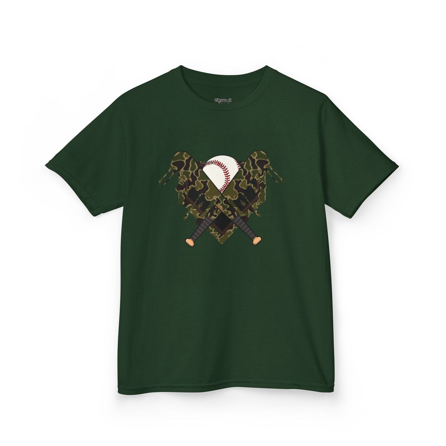 Camo Heart Kids Tee, Camouflage Shirt, Boys Girls T-Shirt, Military Style Kids Clothing, Unique Kids Gift, Outdoor Adventure Tee