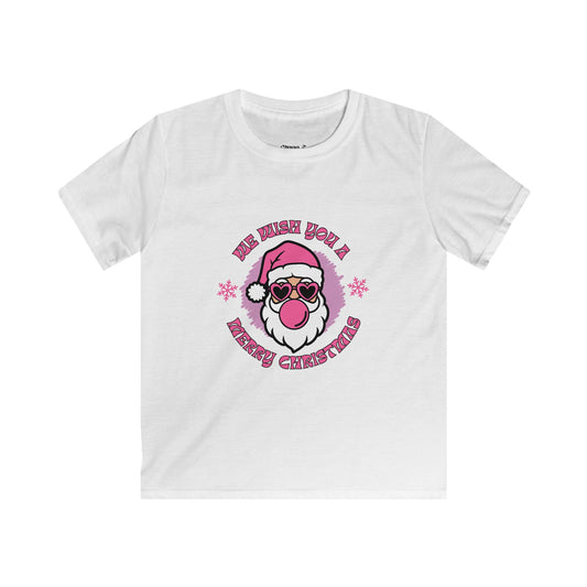 Christmas Santa Kids Tee, Holiday Shirt, Youth Christmas Apparel, Funny Kids T-Shirt, Unique Santa Design, Gift for Children