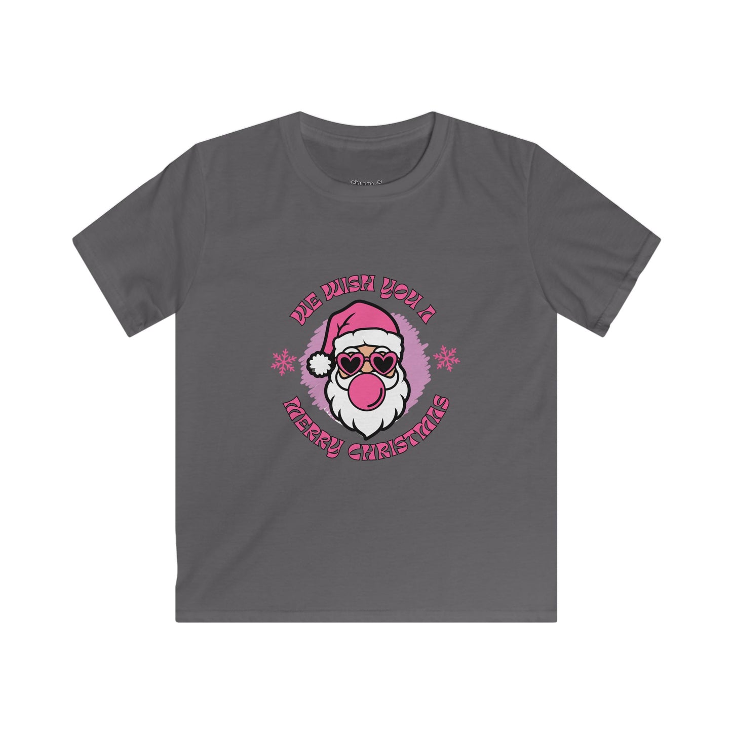 Christmas Santa Kids Tee, Holiday Shirt, Youth Christmas Apparel, Funny Kids T-Shirt, Unique Santa Design, Gift for Children