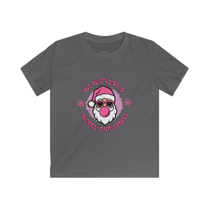 Christmas Santa Kids Tee, Holiday Shirt, Youth Christmas Apparel, Funny Kids T-Shirt, Unique Santa Design, Gift for Children