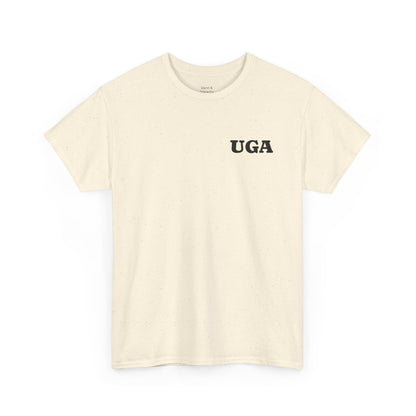 UGA Bulldogs Unisex Heavy Cotton Tee - Sports Shirt, College Apparel, Team Gear, Casual Wear, Gift for Fans