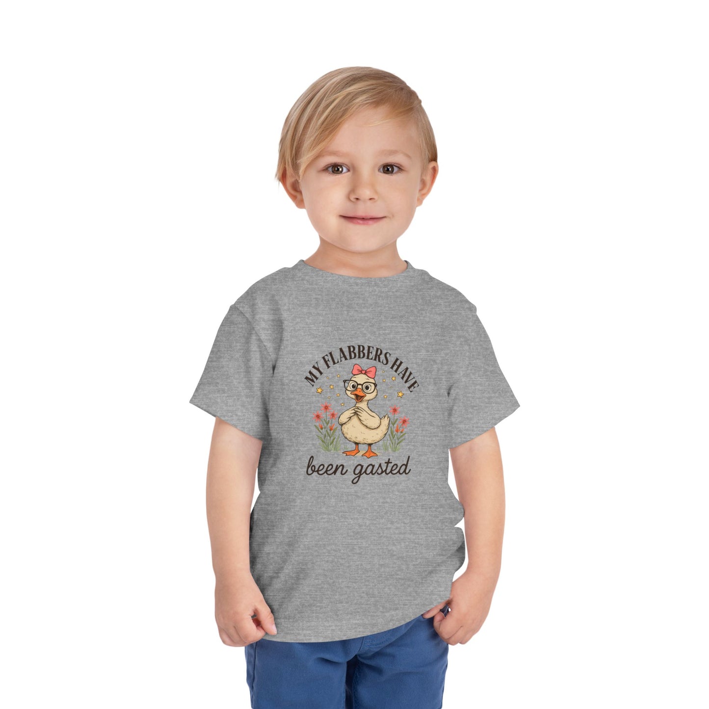 Cute Toddler Tee: "My Flabbers Have Been Gasted" Funny Animal Shirt, Kids Birthday Gift, Playdate Outfit, Toddler Clothing, Animal [...]