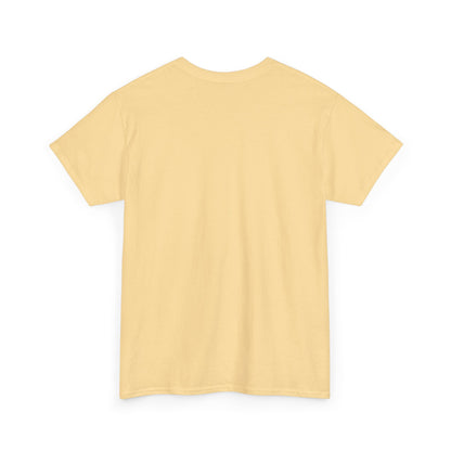 Colorful Unisex Heavy Cotton Tee - Running On Anxiety, Casual Wear, Graphic Tee, Gift for Anxiety Relief, Fun Everyday Style