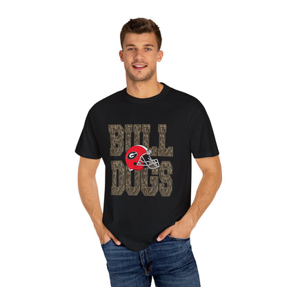 Georgia Bulldogs Garment-Dyed T-Shirt, Unisex Fan Apparel, Game Day Tee, College Sports Top, Gift for Fans