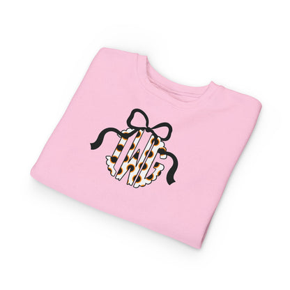 Toddler Sweatshirt with Bow Design, Cozy Kids Pullover, Cute Baby Sweater, Gifts for Toddlers, Birthday Outfit