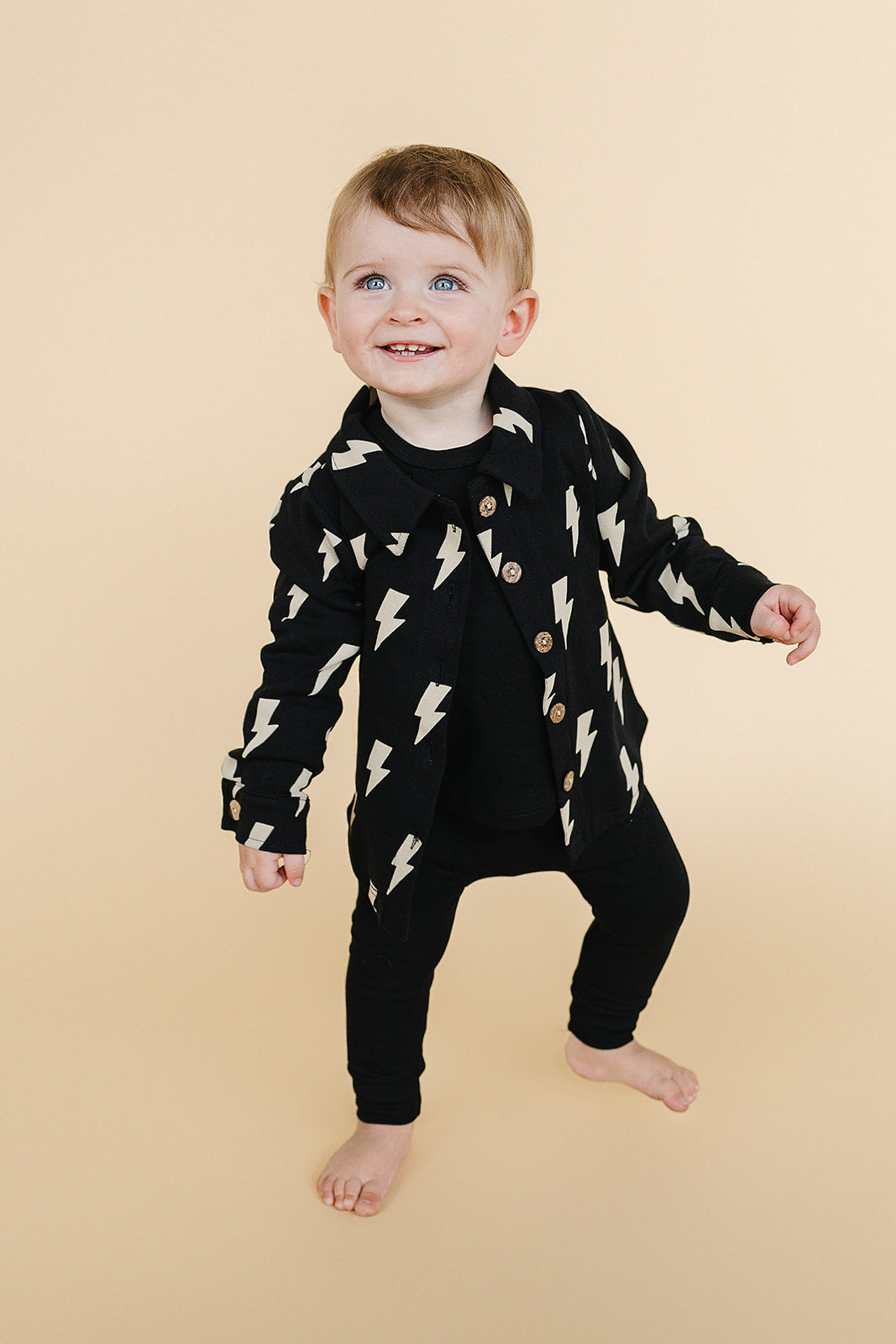 Shacket | Black Bolts