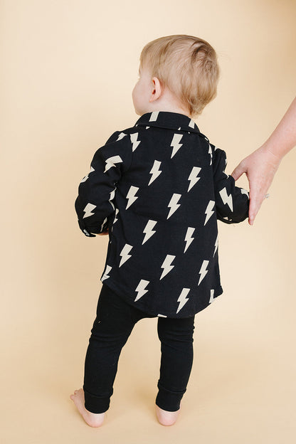 Shacket | Black Bolts