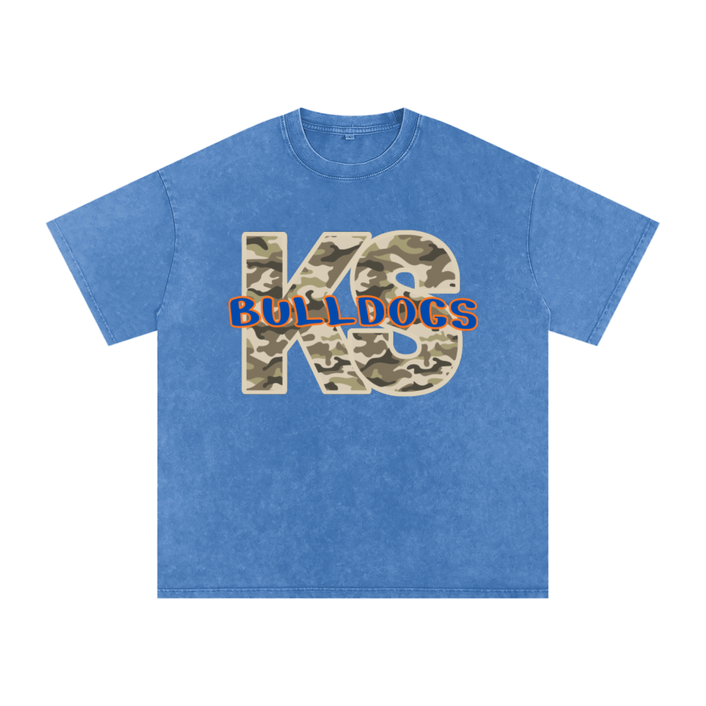 Team camo shirt Snow Washed Oversized Cotton T-Shirt
