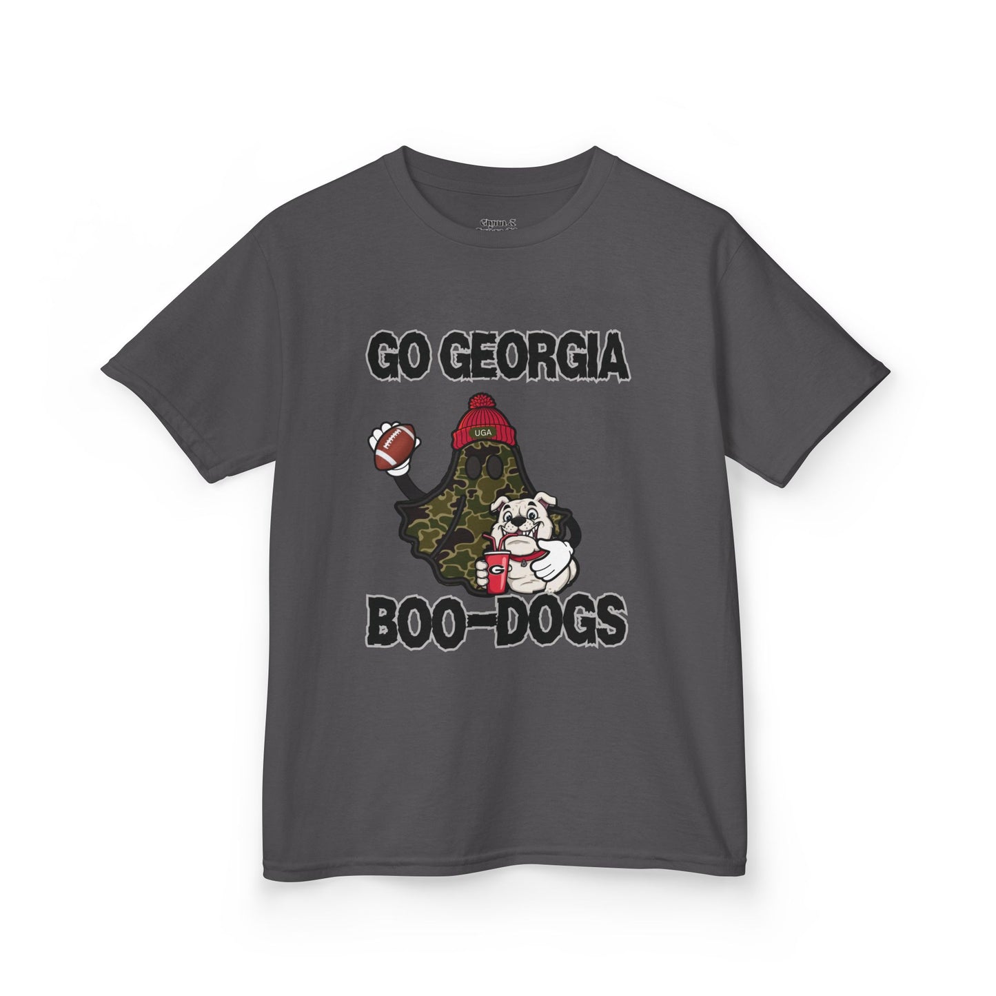 Georgia Boo-Dogs Kids Tee - Fun Sports Shirt, Kid's Game Day Attire, Football Party Outfit, Halloween Themed Tee, Gift for Young Fans