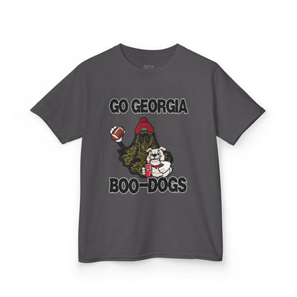 Georgia Boo-Dogs Kids Tee - Fun Sports Shirt, Kid's Game Day Attire, Football Party Outfit, Halloween Themed Tee, Gift for Young Fans