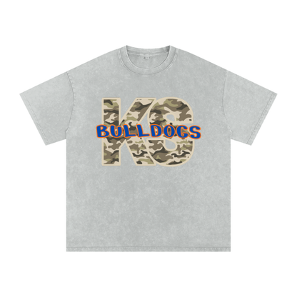 Team camo shirt Snow Washed Oversized Cotton T-Shirt