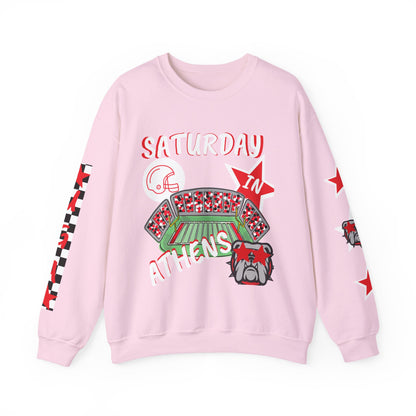 Athens Game Day Sweatshirt - Perfect for Fans, College Spirit Wear, Comfortable Streetwear, Tailgating, Gift for Sports Lovers