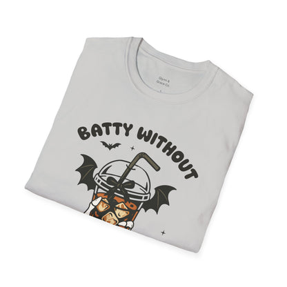Batty Without Coffee T-Shirt - Fun Graphic Tee, Unisex Halloween Apparel, Cute Coffee Lover Gift, Batty Designs for Coffee [...]
