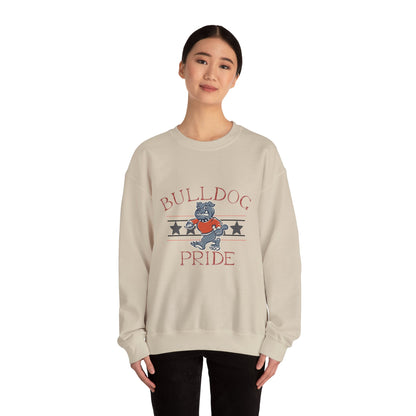 Bulldog Pride Unisex Sweatshirt, Cozy Apparel for Dog Lovers, Perfect for School Spirit, Casual Outings, Gift for Pet Owners