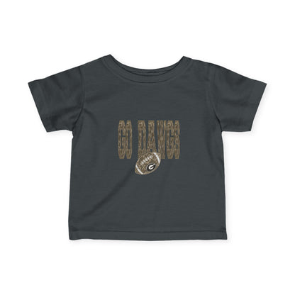 Cheerful Infant Sports Tee - "Go Davids" Football T-Shirt, Baby Game Day Outfit, Kids Gift, Toddler Fan Apparel, Cute Sportswear
