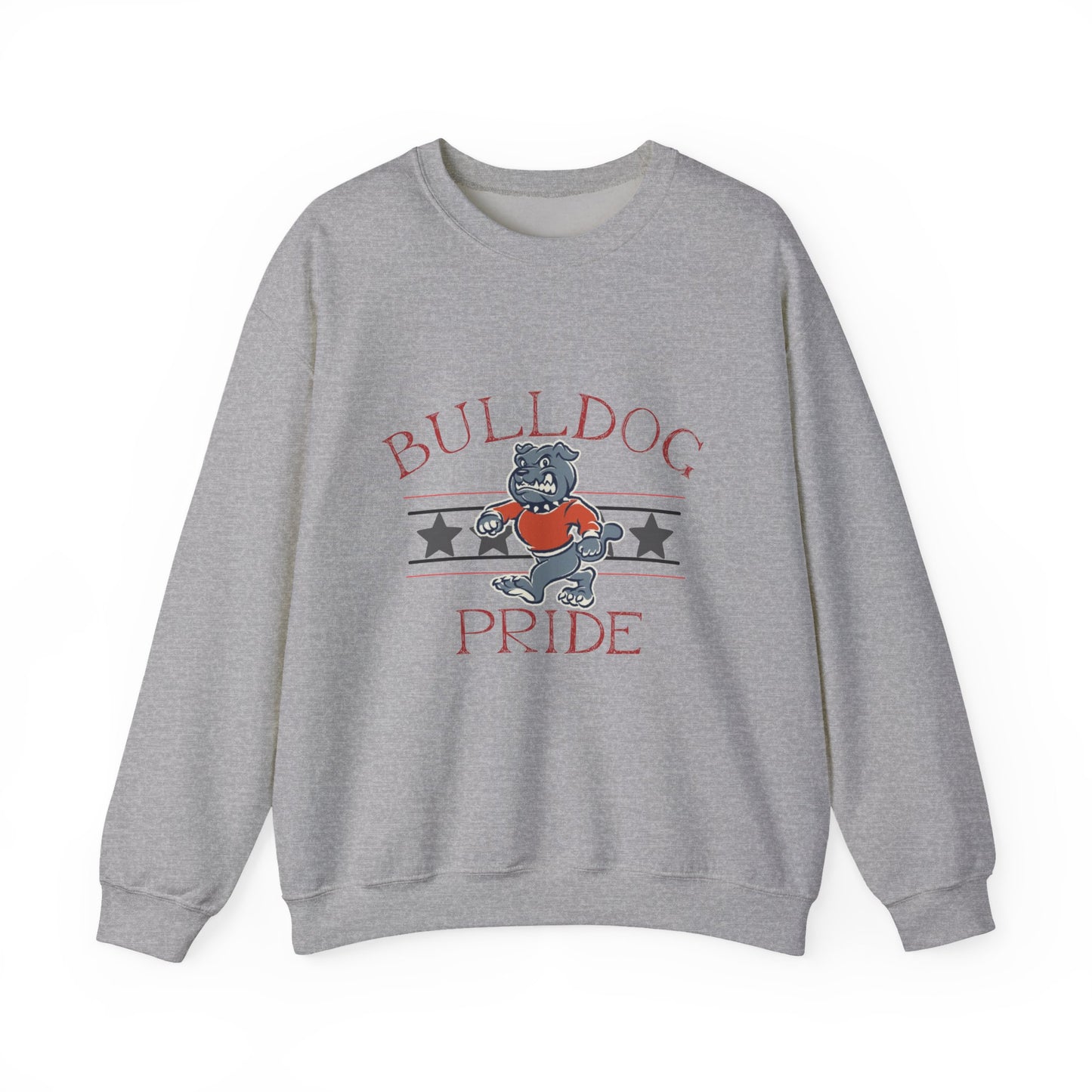 Bulldog Pride Unisex Sweatshirt, Cozy Apparel for Dog Lovers, Perfect for School Spirit, Casual Outings, Gift for Pet Owners