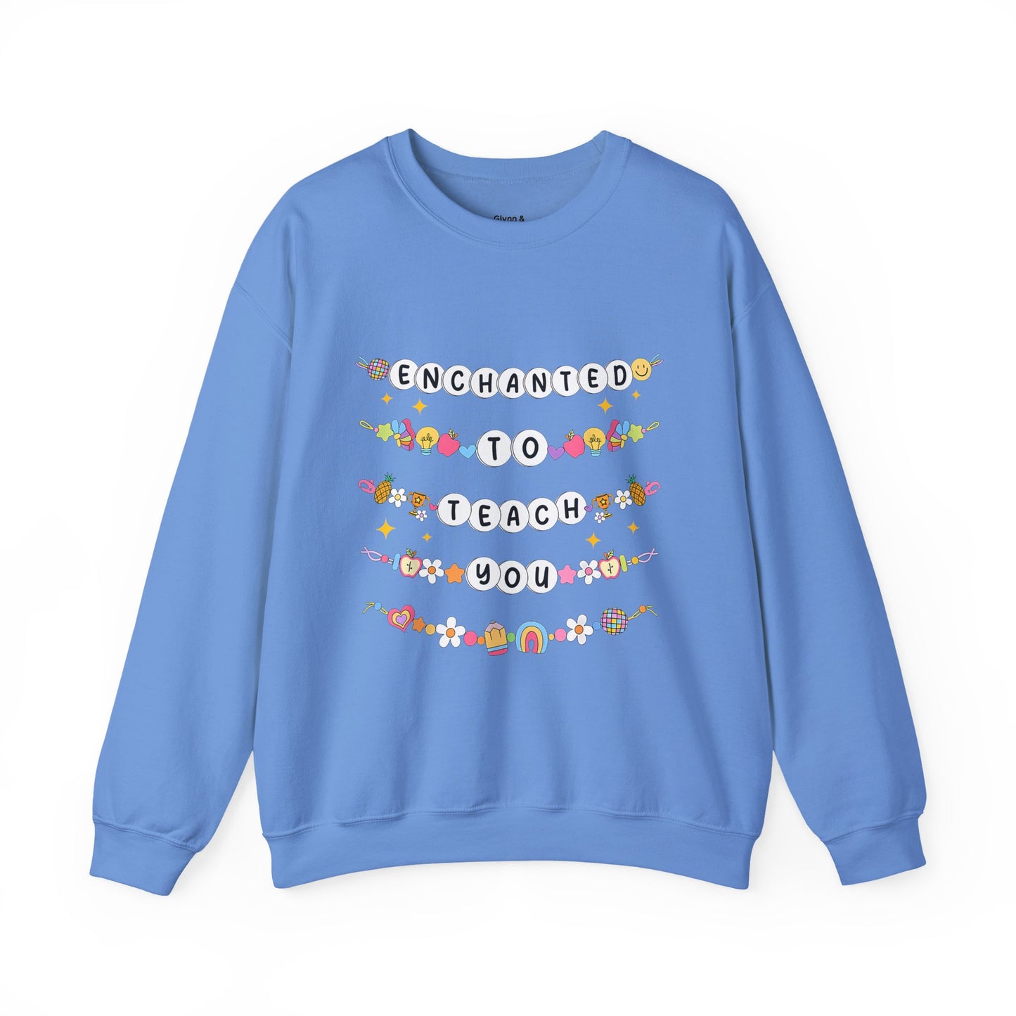 Enchanted to Teach Sweatshirt | Cozy Unisex Crewneck, Teacher Gift, Inspirational Apparel, Classroom Outfit, Personalized Sweatshirt
