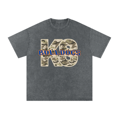 Team camo shirt Snow Washed Oversized Cotton T-Shirt